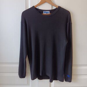 Minus33 Men's Black Mid-Weight Chocorua 100% Merino Wool Crew Top Size L #705